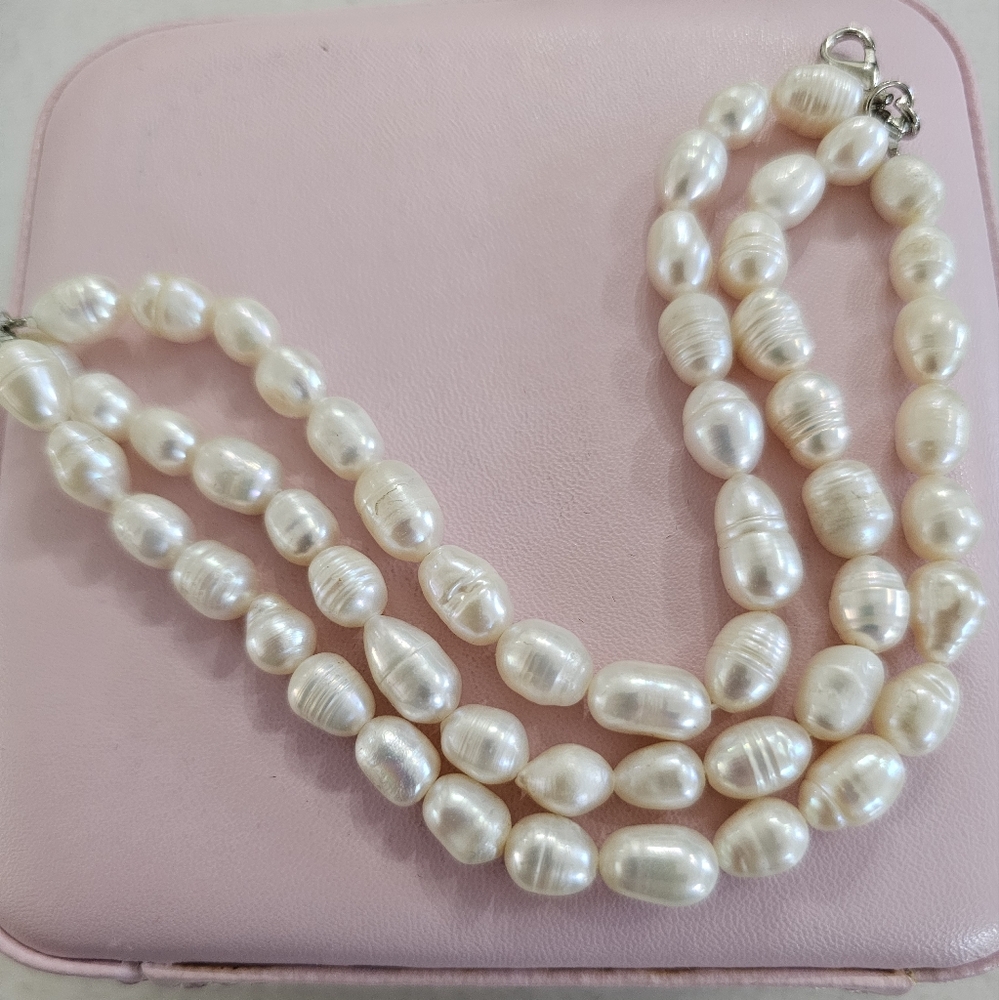 Freshwater Pearl 3 Strand Bracelet